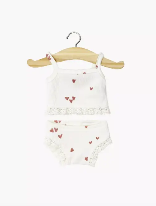 Minikane dessous petits coeurs by Citron Grenadine