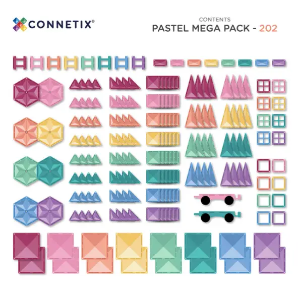 CONNETIX pastel mega pack 202 pc by Citron Grenadine