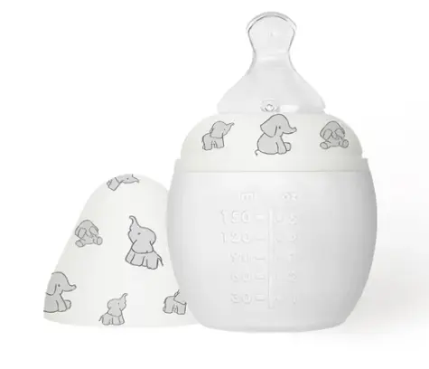 ELhEE Biberon anti-colique 240ml | éléphant 2m+ by Citron Grenadine