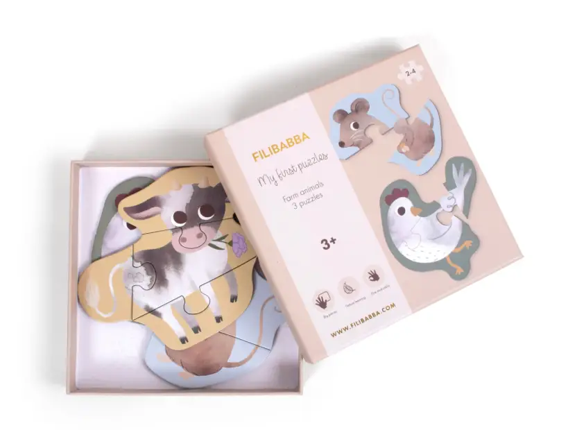FILIBABA mes 1er puzzles / la ferme +3 ans by Citron Grenadine