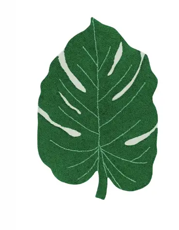 LORENA CANALS tapis lavable / monstera leaf by Citron Grenadine