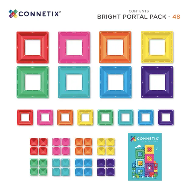 CONNETIX bright portal 48pc by Citron Grenadine