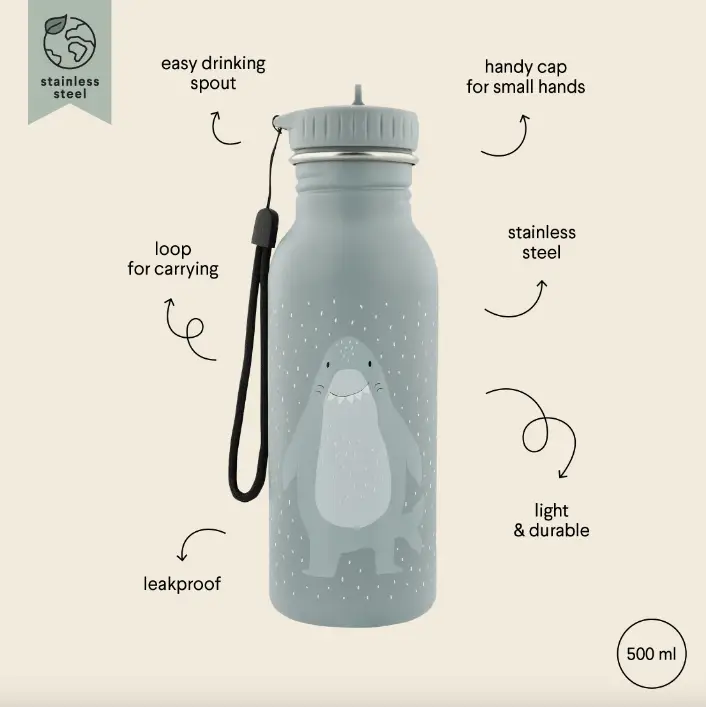 TRIXIE gourde 500ml / Mr Shark by Citron Grenadine