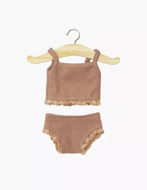 Minikane dessous rose argile by Citron Grenadine