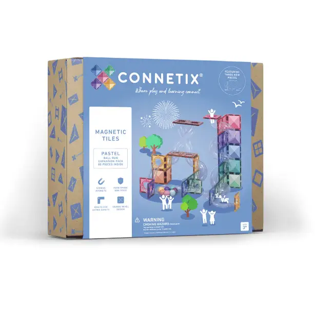 CONNETIX Pastel Ball Run Expansion Pack 80 pc by Citron Grenadine