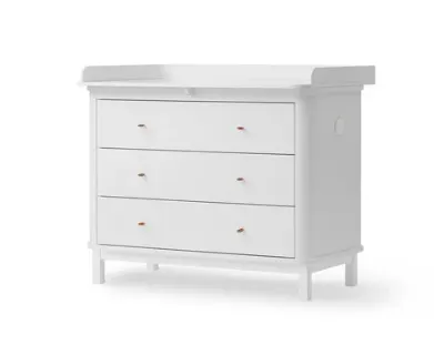 Oliver Furniture wood commode à langer 3 tiroirs blanc by Citron Grenadine