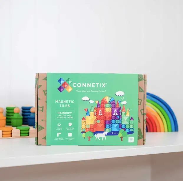 CONNETIX rainbow creative pack 102 pièces by Citron Grenadine