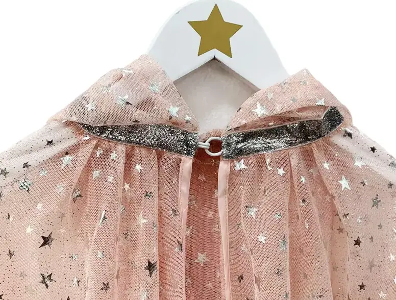 RATATAM cape rose étoiles argentées by Citron Grenadine