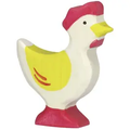 HOLZTIGER poule debout jaune by Citron Grenadine