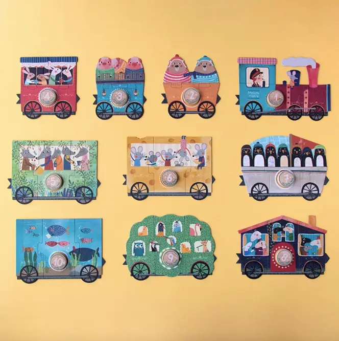 LONDJI puzzle my little train +2 ans by Citron Grenadine