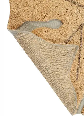 LORENA CANALS tapis lavable / monstera honey by Citron Grenadine
