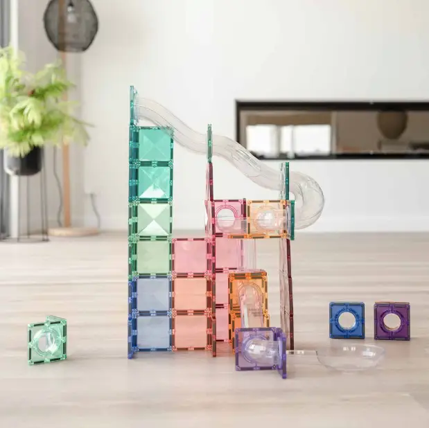 CONNETIX Pastel Ball Run Expansion Pack 80 pc by Citron Grenadine