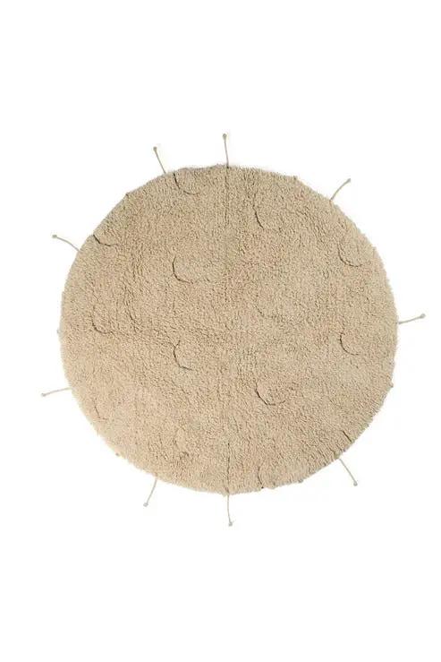 TAPIS COTON LAVABLE MOON MULTISHAPE by Citron Grenadine