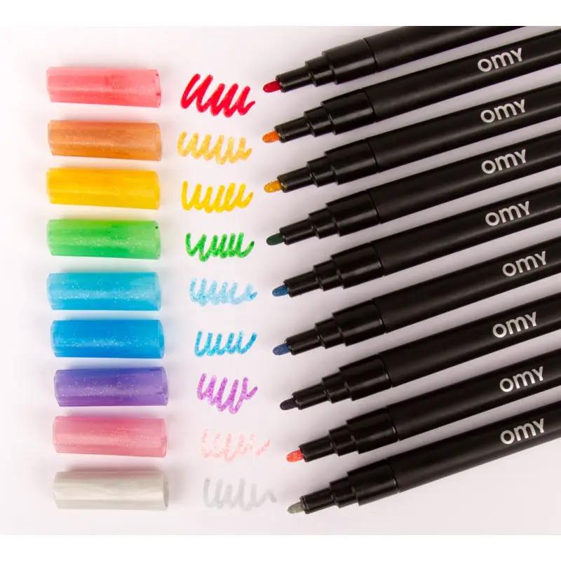 OMY feutres glitter by Citron Grenadine