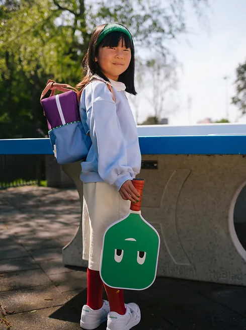Sticky Lemon sac à dos / purple tights + badminton blue by Citron Grenadine