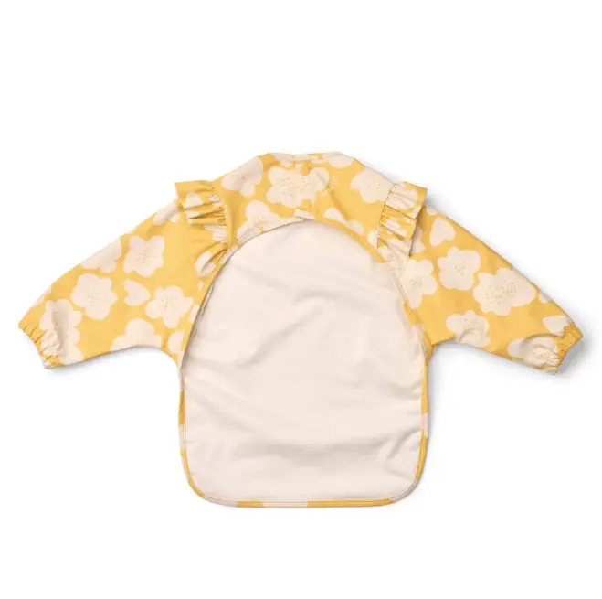 LIEWOOD bavoir MERLE / flower lemon yellow by Citron Grenadine