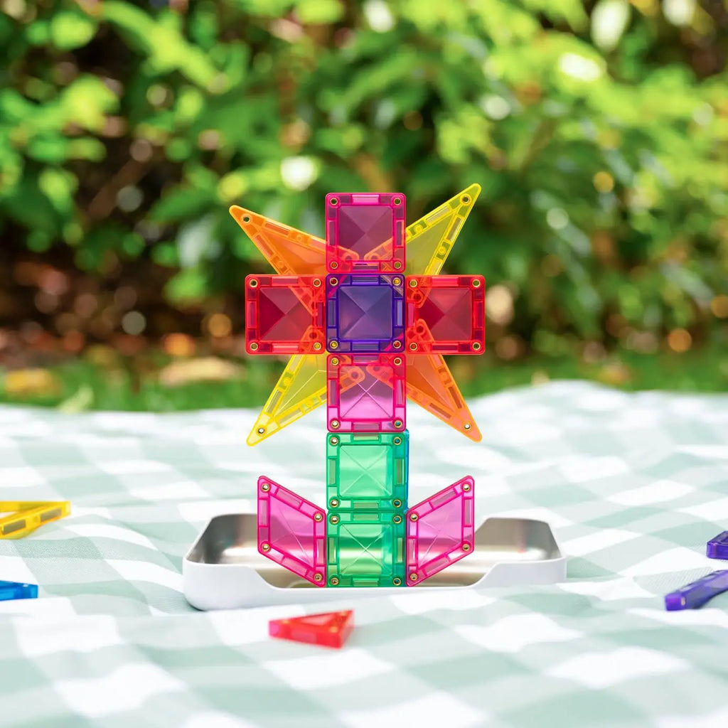CONNETIX Travel Mini Pack 32 pc, colorful translucent building blocks