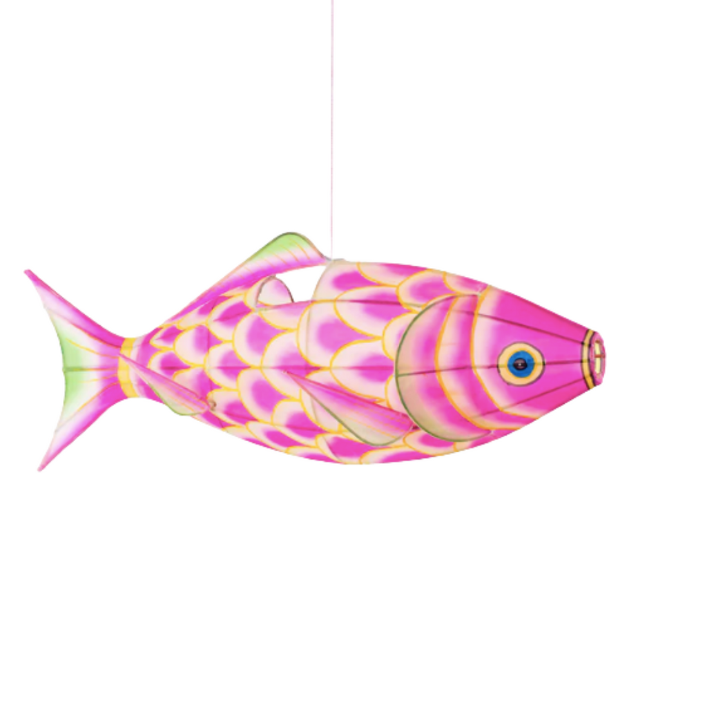 PETIT PAN suspension lampion carpe / rose by Citron Grenadine
