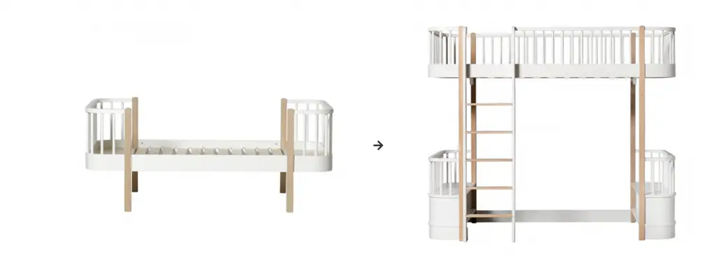 Oliver Furniture Lit junior Wood Original by Citron Grenadine