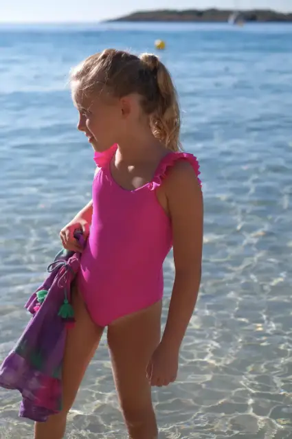 LISON PARIS bora bora maillot anti UV / fushia by Citron Grenadine