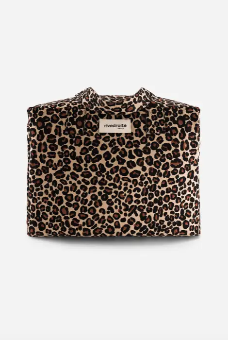 RIVE DROITE célestin sac 24h / léopard beige by Citron Grenadine
