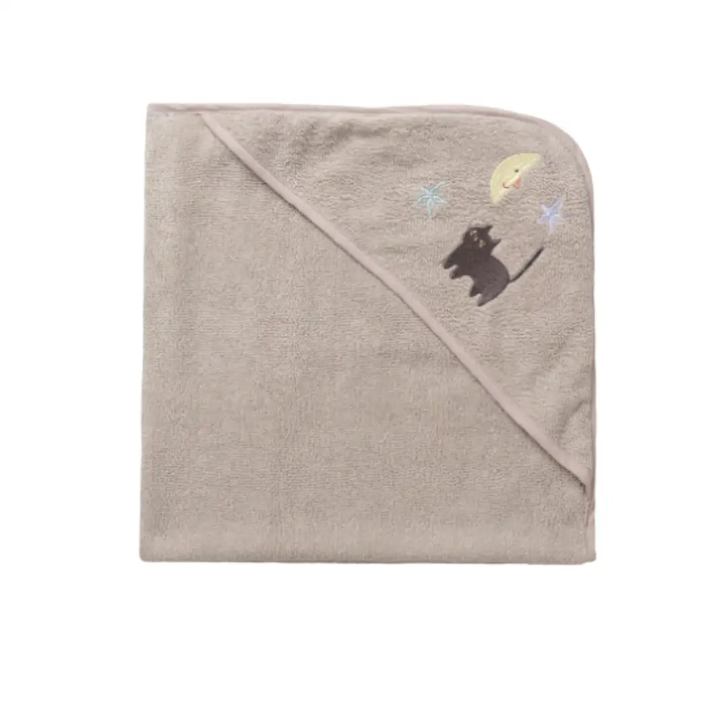 DEAR APRIL petal cape de bain / moon cat by Citron Grenadine
