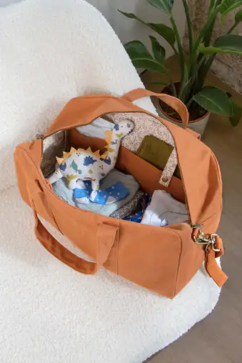 HINDBAG Basile sac à langer / sienne by Citron Grenadine