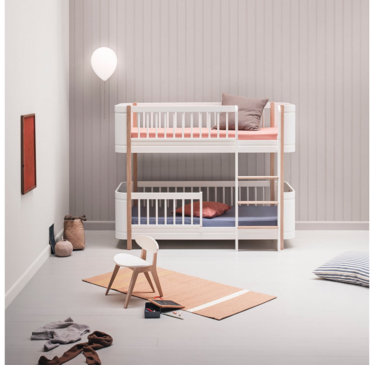 Oliver Furniture Lit superposé mi-haut Wood Mini+