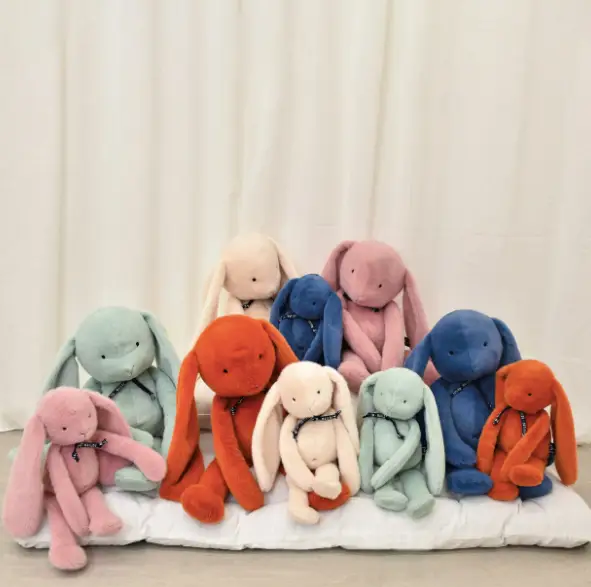 MAÏLOU lapin Méloé / bleu interne by Citron Grenadine