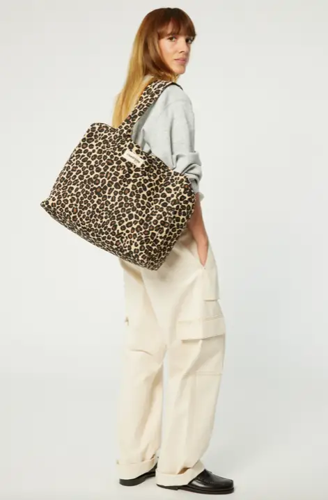 RIVE DROITE célestin sac 24h / léopard beige by Citron Grenadine