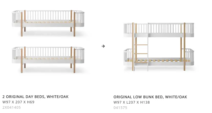 Oliver Furniture Lit banquette Wood Original by Citron Grenadine