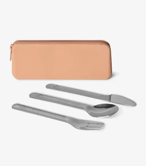 CITRON pochette couverts / rose by Citron Grenadine