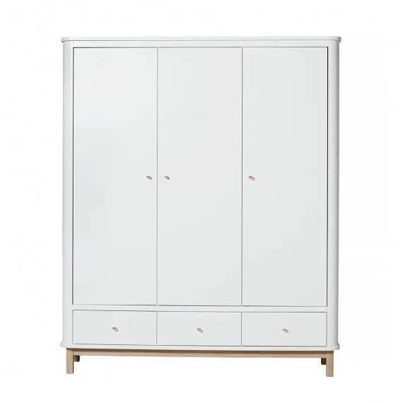 OLIVER FURNITURE wood garde-robe 3 portes by Citron Grenadine