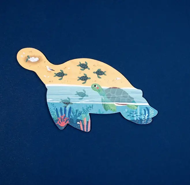 LONDJI puzzle blue +2 ans by Citron Grenadine