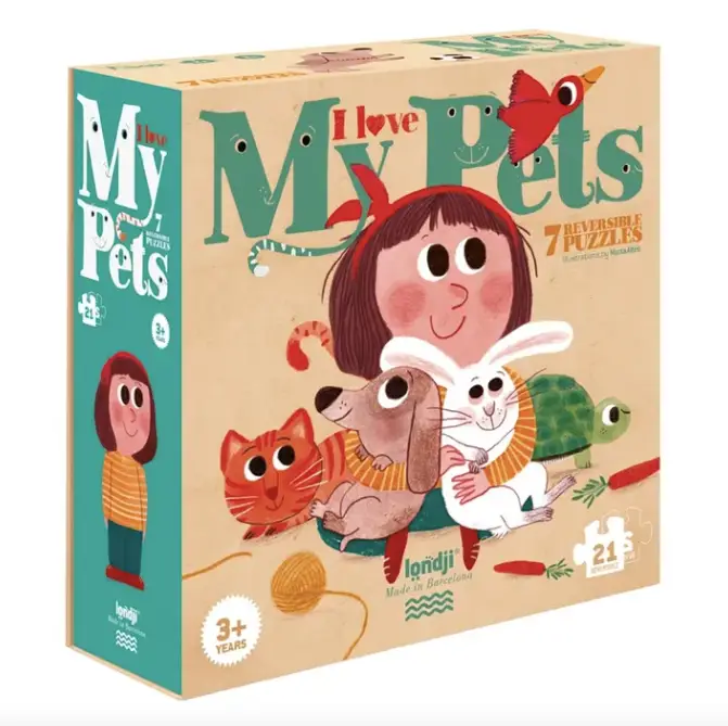 LONDJI puzzle i love my pets +3 ans by Citron Grenadine