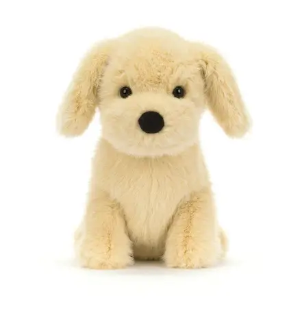 Jellycat golden puppy by Citron Grenadine