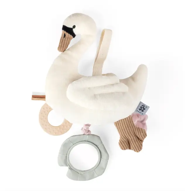 SEBRA hochet d'activité / swan 0m+ by Citron Grenadine