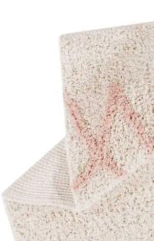 LORENA CANALS tapis lavable / ATLAS NATURAL VINTAGE NUDE by Citron Grenadine