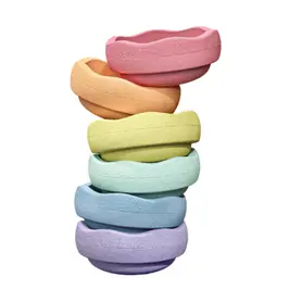 STAPELSTEIN / original rainbow set pastel by Citron Grenadine