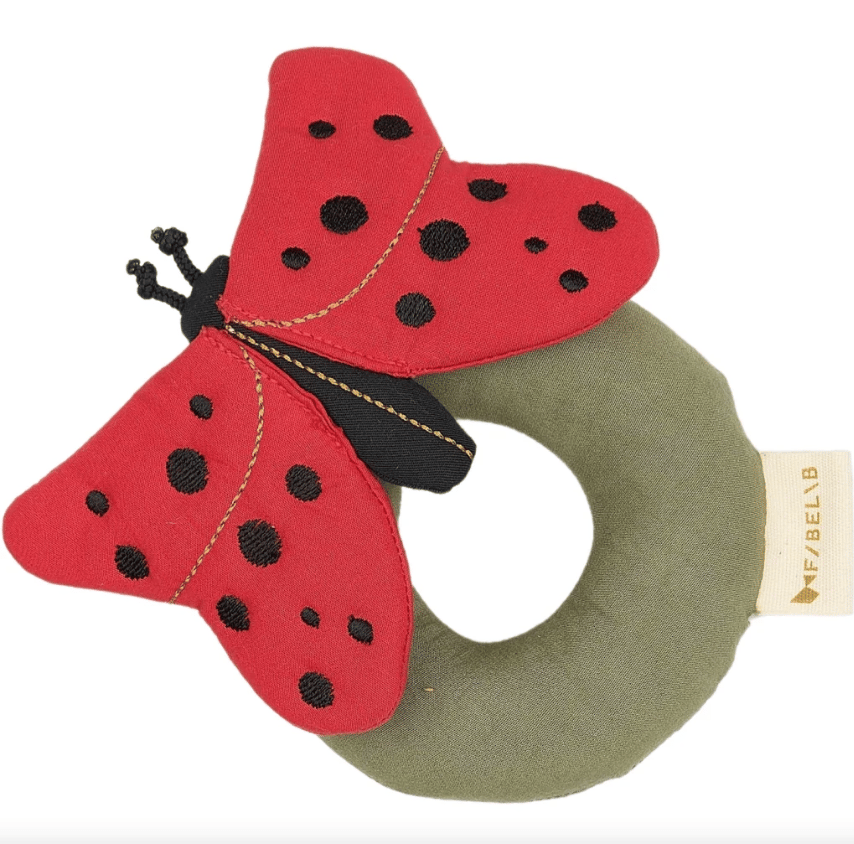 FABELAB hochet coccinelle by Citron Grenadine