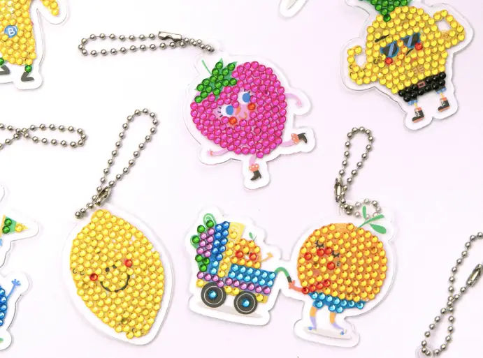Petit Diamond kids / porte-clefs +5 ans by Citron Grenadine
