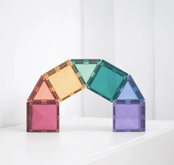 CONNETIX glitter castle Pack 48 pc by Citron Grenadine