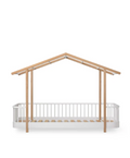Oliver Furniture wood original house bed / blanc et chêne by Citron Grenadine