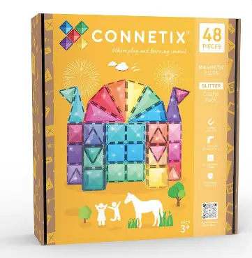 CONNETIX glitter castle Pack 48 pc by Citron Grenadine