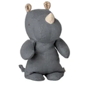 MAILEG safari friends rhino S / dusty blue by Citron Grenadine