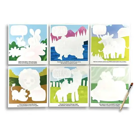 OOLY coloriage à l'eau / baby animals +2 ans by Citron Grenadine