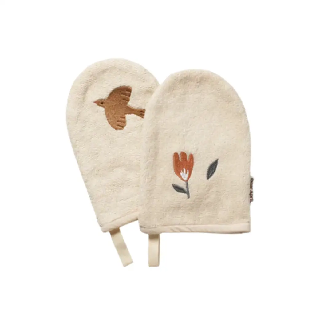 DEAR APRIL paw gants de toilette / harmony by Citron Grenadine