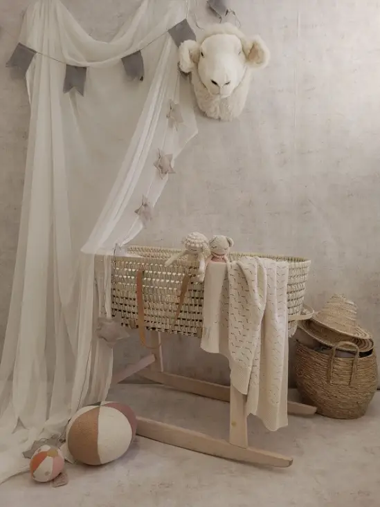 BABYSHOWER support à bascule couffin by Citron Grenadine