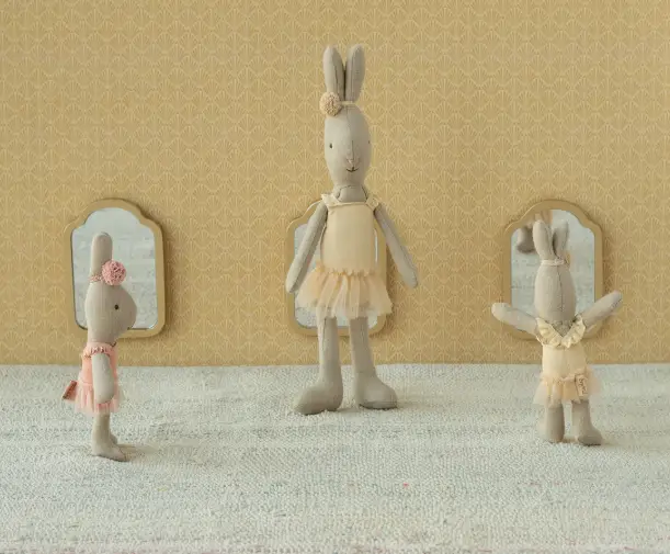 Maileg rabbit, Size 1 - Ballet suit and skirt cream by Citron Grenadine