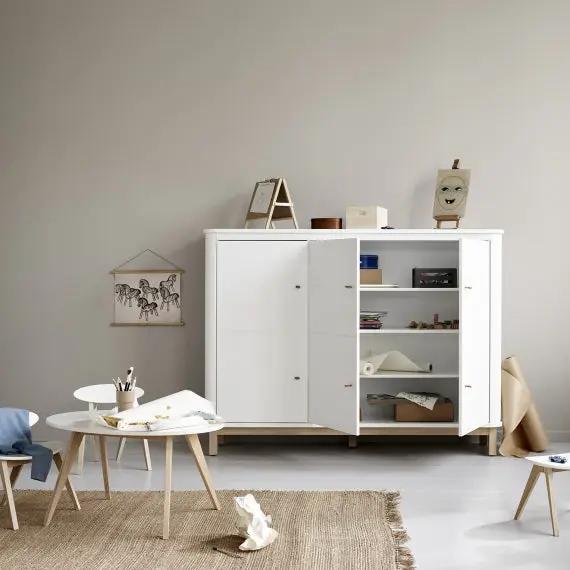 OLIVER FURNITURE Armoire multi-rangement 3 portes Wood by Citron Grenadine